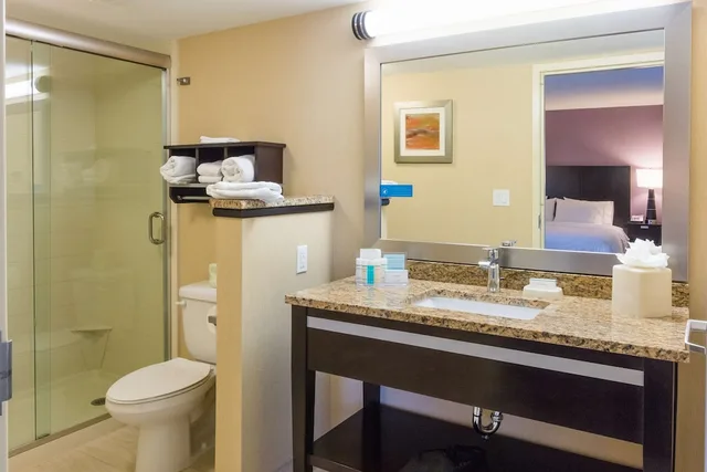 غرفة بسرير كينج بشرفة لذوي الإعاقة، Hampton Inn Daytona Beach Beachfront 5/5
