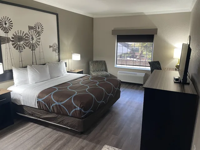 غرفة بسرير كينج، Super 8 By Wyndham San Antonio/Alamodome Area 1/10