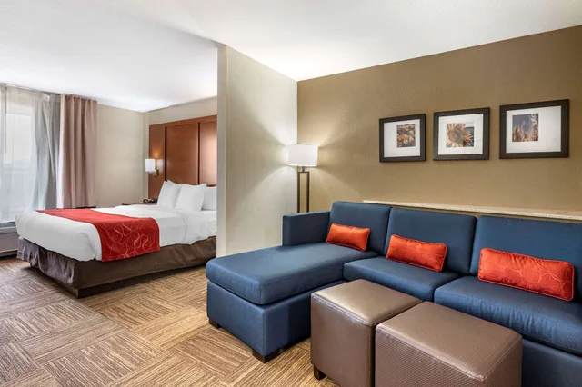 جناح تنفيذي بسرير كينج، Comfort Suites Urbana Champaign University Area 6/10