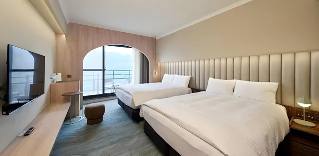 غرفة سوبيريور بسرير مزدوج أو سريرين منفصلين، Howard Lake Resort Shihmen Dam 1/3