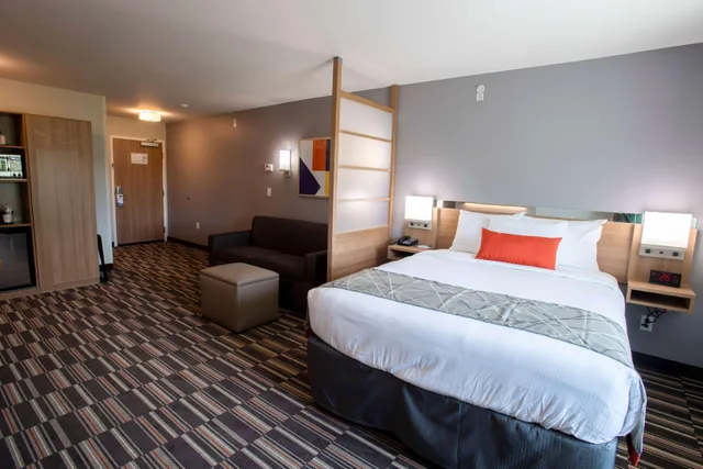 استوديو بسرير كوين، Microtel Inn & Suites by Wyndham Amsterdam 1/2