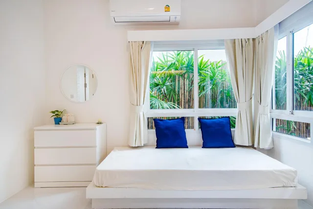 غرفة بسرير مزدوج بحوض جاكوزي، Baan Kang Mung Hua Hin On The Beach 7/7