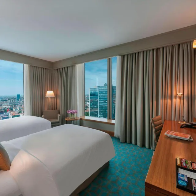 Executive, Twin Beds, Bosphorus View, Club Lounge Access، Renaissance Istanbul Polat Bosphorus Hotel 3/7