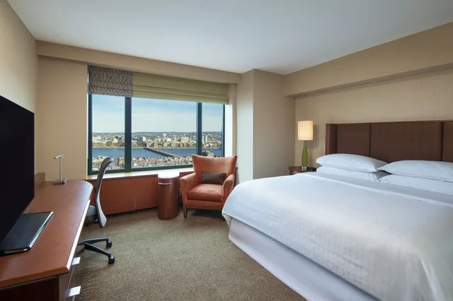 جناح جونيور بسرير كينج بإطلالة على النهر مع أريكة، SHERATON BOSTON HOTEL 1/10