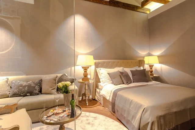 غرفة ديلوكس بسرير مزدوج بإطلالة على المدينة، Procurator 7 Luxury Rooms 1/2