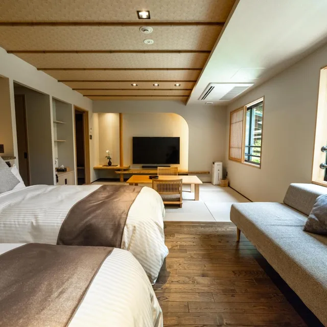 جناح جونيور عائلي، Shin Iya Onsen Hotel Kazurabashi 1/7