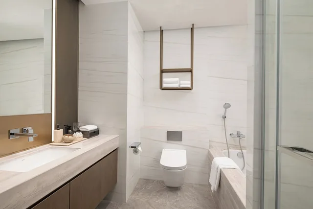 شقة تنفيذية بسرير كينج وسريرين منفصلين بـ3 غرف نوم، Ascott Pazhou Guangzhou 4/5