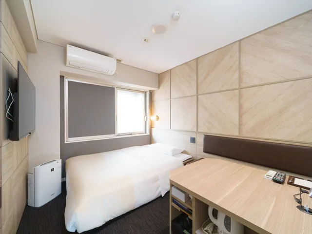 Semi Room, Single, Semi Double Bed, Smoking، Super Hotel Midosuji Line Esaka 4/6