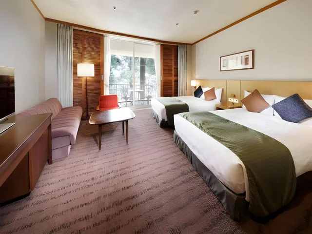 Room, 2 Double Beds, Forest View, The Prince Hakone Lake Ashinoko 1/2