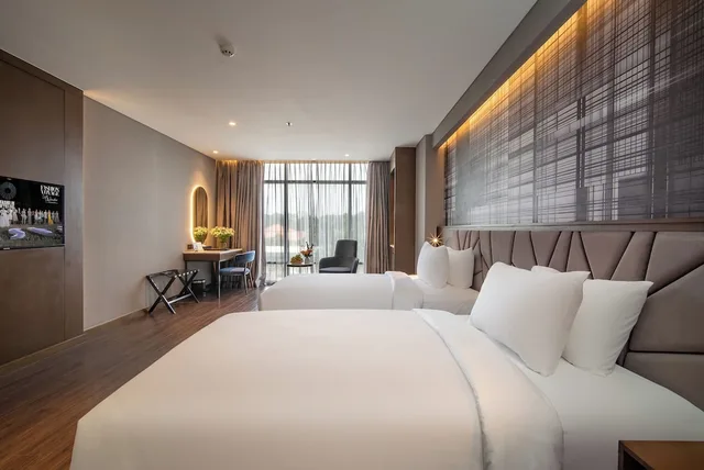 غرفة بريميير بسريرين منفصلين، Nhat Ha Lavish Hotel 1/1