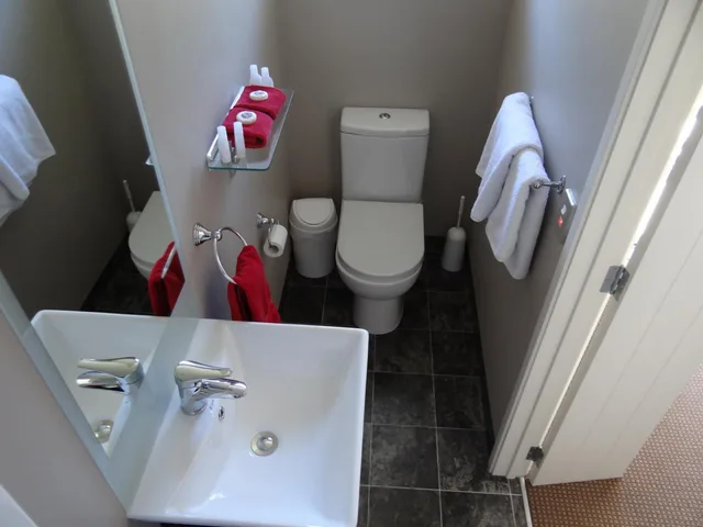 غرفة بسرير مزدوج أو سريرين منفصلين، Chalet Queenstown 2/3