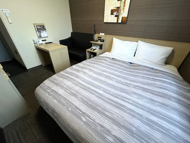 غرفة بسرير كوين، Hotel Route Inn Kisarazu 3/4