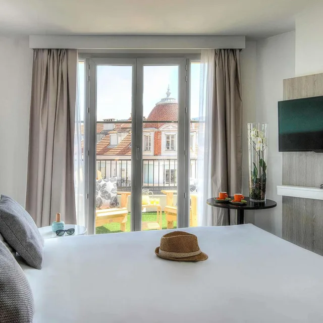 غرفة بسرير كوين بإطلالة على المدينة بشرفة، Ibis Styles Nice Centre Gare 8/10