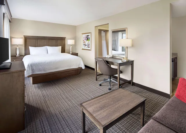 استوديو بسرير كينج، Hampton Inn & Suites Alexandria Old Town Area South 3/8
