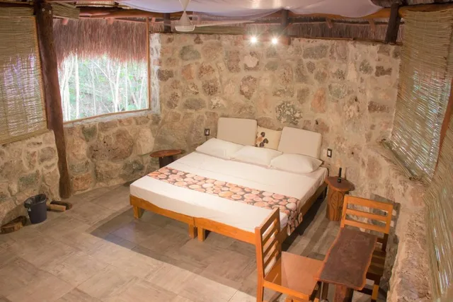 كابينة بسرير مزدوج، Aldea Maya-Ha Cabanas con Cenotes 3/5