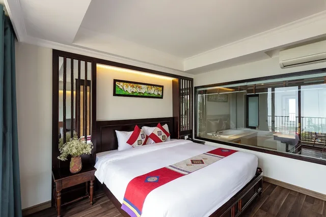جناح بسرير كينج بإطلالة على الجبل، Sapa Panorama Hotel 5/10