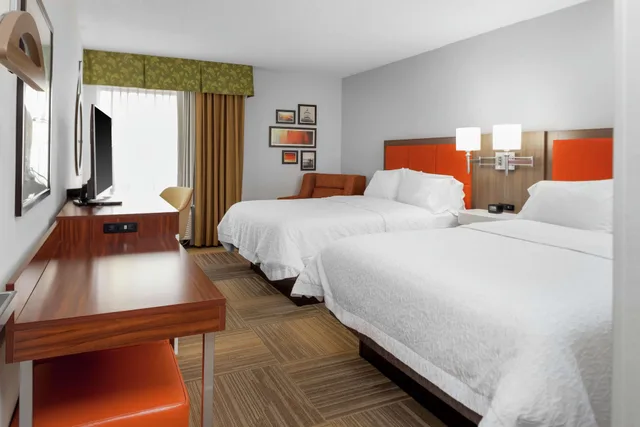 غرفة بسريرين مزدوجين، Hampton Inn Miami Dadeland 1/1