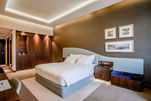 غرفة تنفيذية بسرير مزدوج مع دخول الصالة، Radisson Blu Hotel Dubai Waterfront 8/10