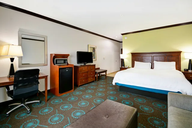 Study, King Bed, Sofa، Hampton Inn & Suites San Antonio/Northeast I-35 2/5