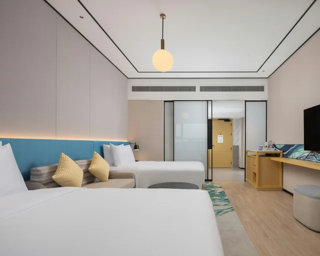 غرفة بسريرين منفصلين في طابق مرتفع، Hilton Garden Inn Zhoukou Huaiyang 2/4