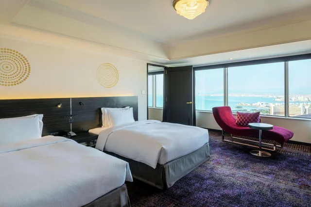 غرفة ديلوكس تنفيذية عائلية بسرير فردي، Hilton Fukuoka Sea Hawk 1/3
