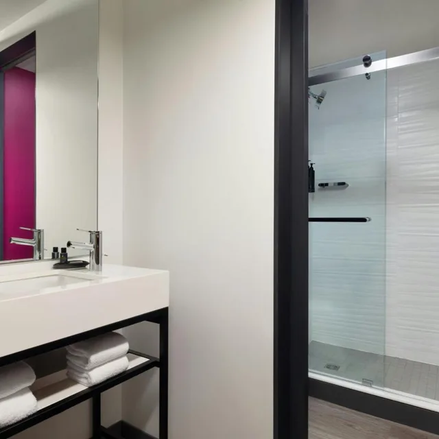 Aloft, Guest Room, 2 Queen Beds، Aloft Houston Galleria Hotel 6/8