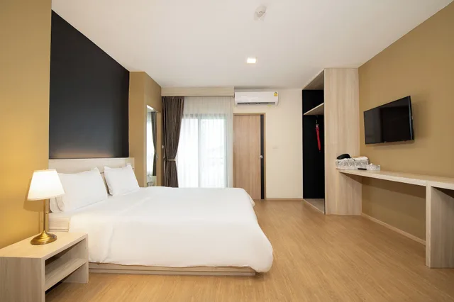 غرفة عائلية ثلاثية بسرير كينج وسرير فردي، Amanah Bangkok Hotel 5/6