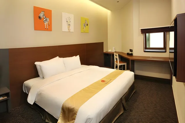 غرفة قياسية بسريرين مزدوجين، Hotel Skypark Myeongdong Ii Seoul 2/2