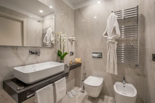 غرفة ديلوكس بسرير مزدوج أو سريرين منفصلين، Gioberti Hotel Rome 4/5