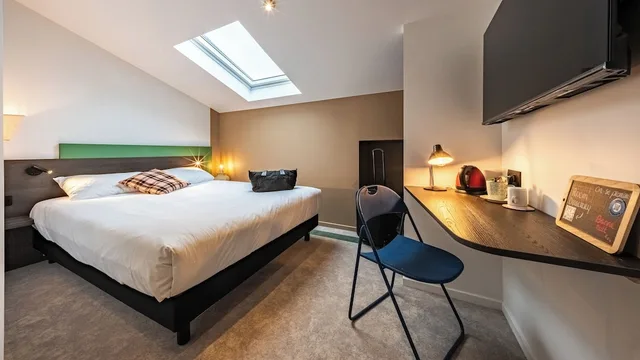 Little Pop, Double Bed، Greet Hotel Massieux Lyon Nord 4/6