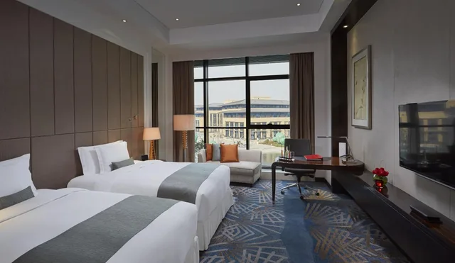 غرفة ديلوكس بسرير كينج وسرير كوين، Gran Melia Xian 4/7