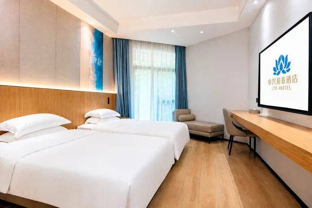 غرفة سوبيريور بسريرين منفصلين، Dameisha ZTE Hotel 2/5