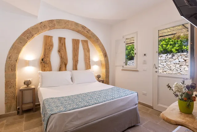 غرفة جونيور بسرير كوين، Hotel Masseria Fontanelle 1/3