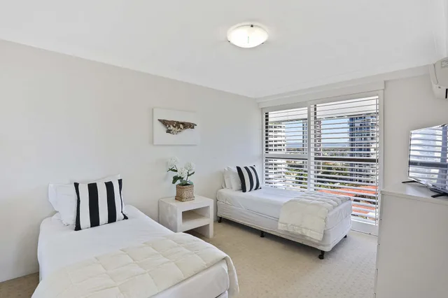شقة سوبيريور بسريرين كوين وسريرين منفصلين بإطلالة على المرسى بـ3 غرف نوم، De Ville Apartments 4/9