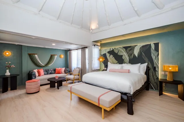 غرفة ديلوكس بسرير كينج بإطلالة على الحديقة، Supatra Hua Hin Resort 4/4
