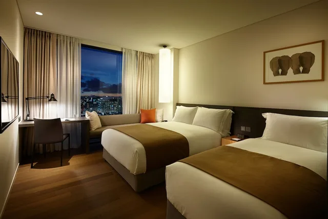 غرفة عائلية بسرير مزدوج وسرير فردي، Shilla Stay Cheonan 1/4