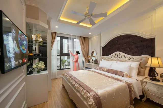 غرفة بريميوم بسريرين منفصلين بإطلالة على المدينة، Royal Holiday Hanoi Hotel 1/10
