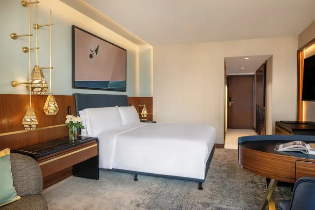 غرفة تنفيذية بسرير كينج مع دخول صالة النادي، Sofitel Cairo Downtown Nile 2/5