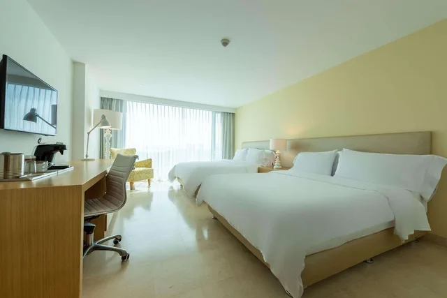 Room, 2 Queen Beds, Radisson Cartagena Ocean Pavillion Hotel 3/3