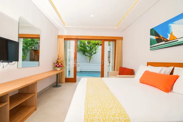 جناح ديلوكس بسرير مزدوج، Apple Villa & Suite Seminyak 4/6
