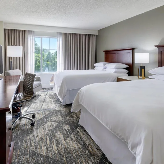 Guest Room, King Bed, 2 Queen Beds, Club Floor، Sheraton Atlanta Perimeter North Hotel 1/6