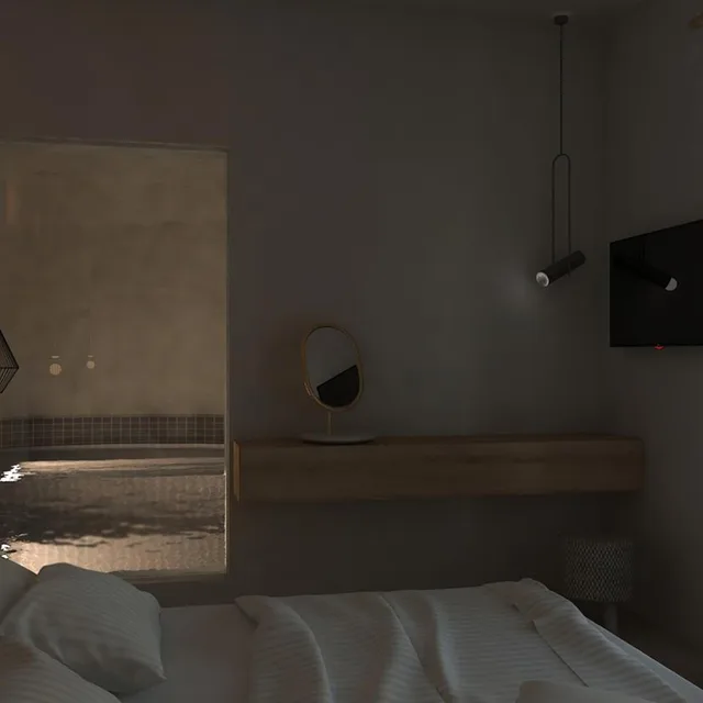 Superior, Double Bed, Sea View, Indoor Jetted Tub, Apiro Mykonos 4/10