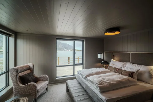 جناح جونيور بإطلالة على الجبل، Henningsvaer Bryggehotell by Classic Norway Hotels 4/10