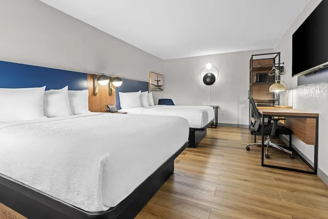 غرفة ديلوكس بسريرين كوين، La Quinta Inn Huntsville Research Park 3/8
