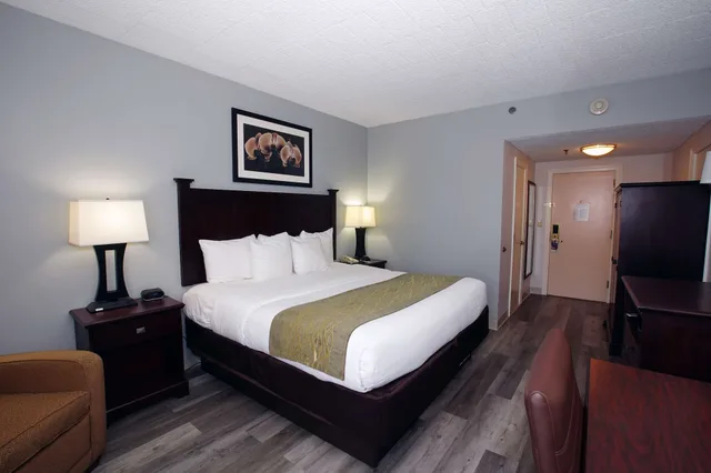 غرفة قياسية بسرير كينج بحوض جاكوزي، Best Western Paramus Hotel & Suites 3/10