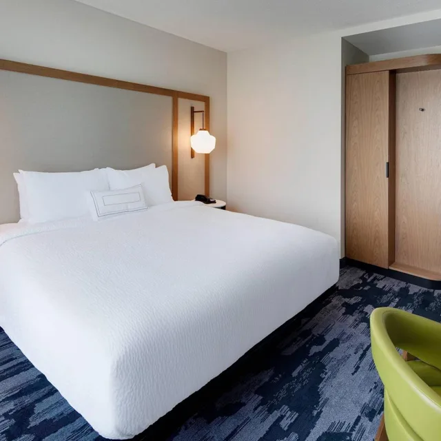 غرفة بسرير كينج بحوض استحمام لذوي الإعاقة، Fairfield Inn And Suites By Marriott Tampa Wesley Chapel 3/10