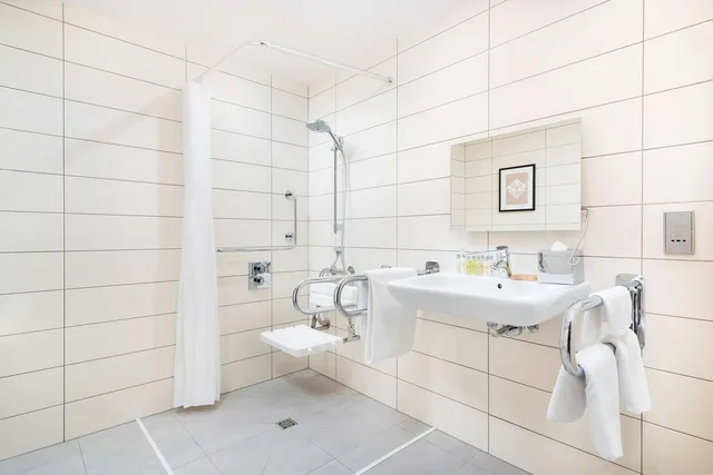 غرفة بسرير كينج لذوي الإعاقة، DoubleTree by Hilton Krakow Hotel & Convention Center 5/8
