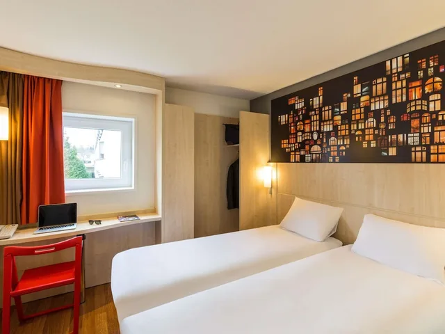 غرفة قياسية بسريرين منفصلين، Ibis Aulnay Paris Nord Expo 1/8