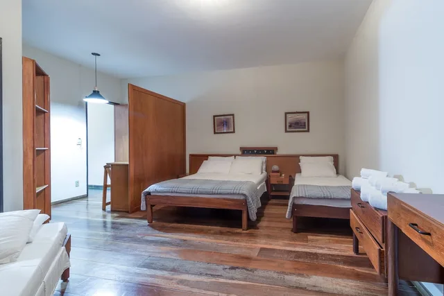 غرفة قياسية رباعية بسرير مزدوج وسريرين منفصلين، Praia Sol Hotel by Castelo Itaipava 2/3