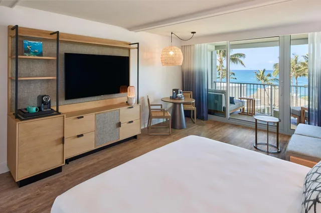 غرفة بسرير كينج بإطلالة على البحر، The Ritz-Carlton O ahu, Turtle Bay 4/5